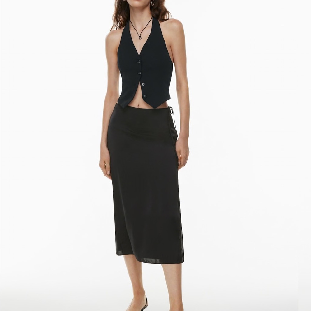 Wilfred Black Midi Skirt